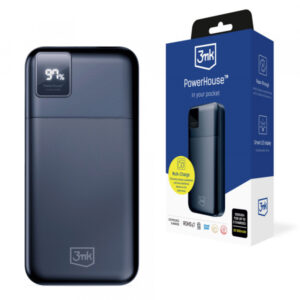 Powerbank 3MK PowerHouse, 20000mAh, 22.5W, QC + PD, Black