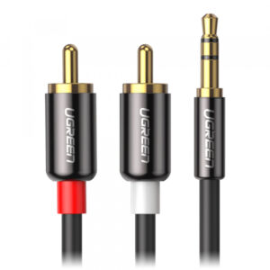 3.5mm to 2 x RCA Audio Cable UGREEN AV116, 3m, Grey