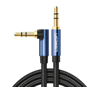 3.5mm to 3.5mm Audio Cable Ugreen AV112 Angled, 1m, Blue