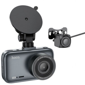 Dash + Rear Camera Hoco Driving DV6, 1080P, 3inch LCD, Black
