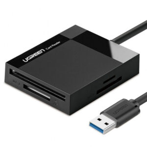 USB 3.0 Card Reader UGREEN CR125, SD - microSD - CF - MS, Black