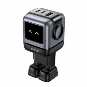 Wall Charger UGREEN CD361 Uno, 65W, 3.25A, 1 x USB-A - 2 x USB-C, Black