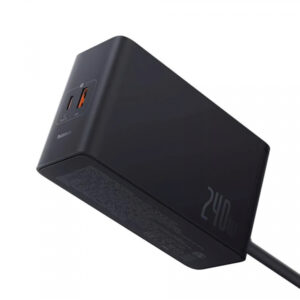 Desktop Charger Baseus 5in1, 240W, 5A, 1 x USB-A - 3 x USB-C - 1 x DC, Black P10163901113-00