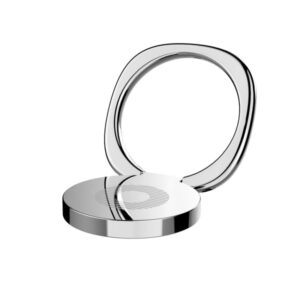 Magnetic Metal Ring Baseus Privity, Universal, Silver SUMQ-0S