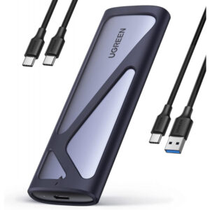 SSD Enclosure Ugreen CM400 for M.2 NVMe SATA, Grey