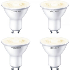 Smart Led Bulb Yeelight W1, Wi-Fi, GU10, 4.8W, 2700K, 350lm, 4-Pack, White YLDP004