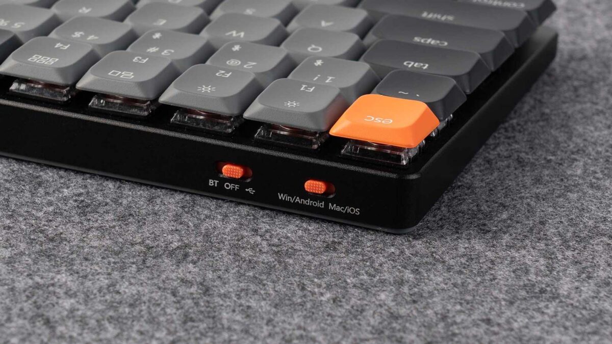 Keychron K3 V3 (K3X-B1) QMK Wireless Mechanical Keyboard Red Switch RGB 75% US Layout - Image 5