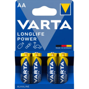 Alkaline Batteries Varta Longlife Power 4906, AA / LR6, 4-Pack