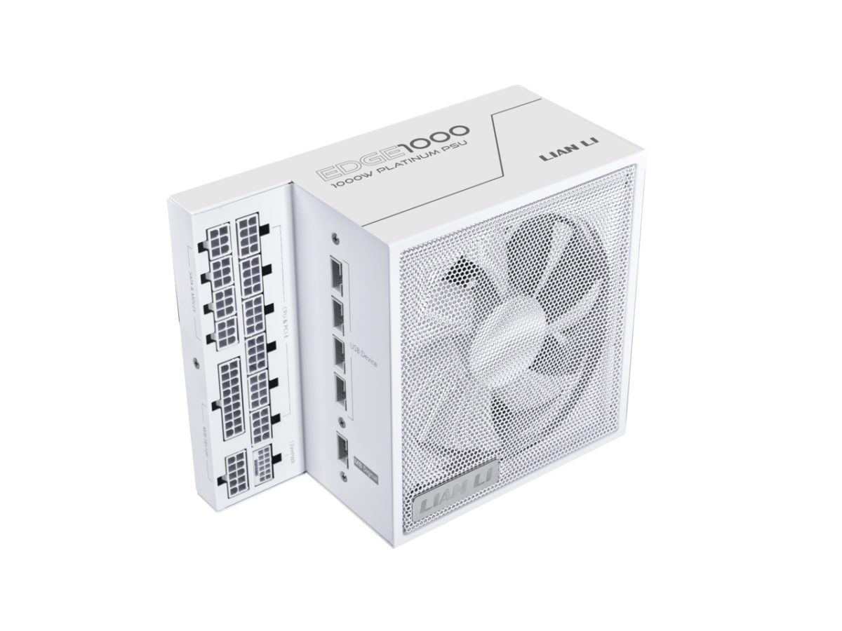 Lian Li Edge 1000W White 80+ Platinum, Fully Modular ATX PSU