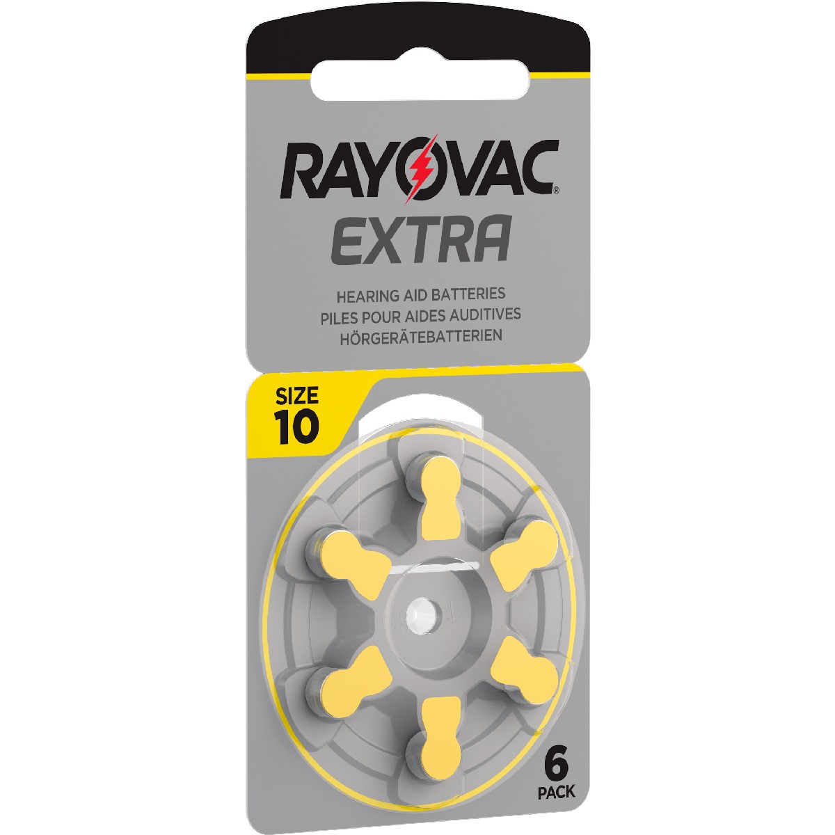 Hearing Aid Batteries Rayovac 10 Extra Advanced 1.45V Pcs. 6 - Image 2