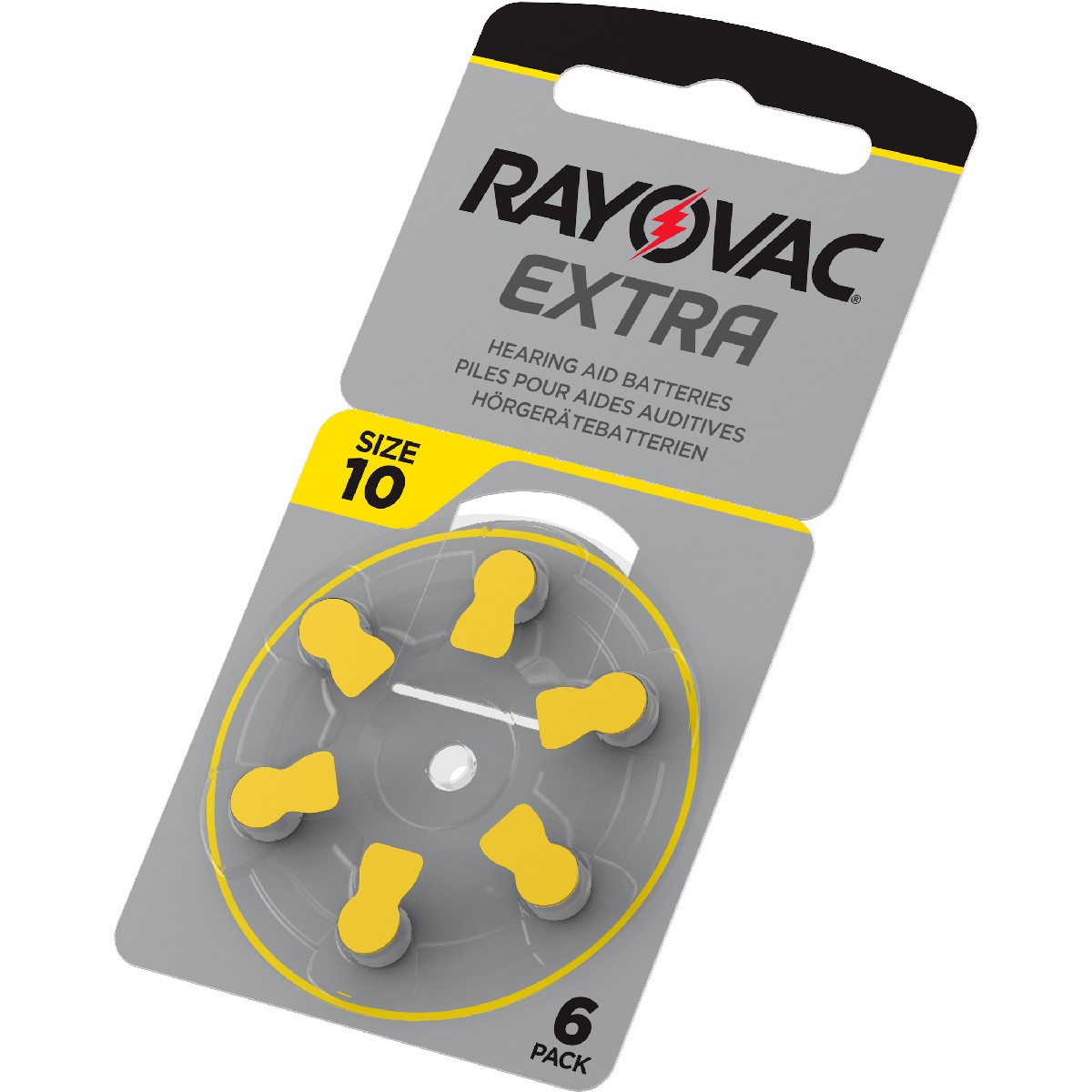 Hearing Aid Batteries Rayovac 10 Extra Advanced 1.45V Pcs. 6 - Image 4