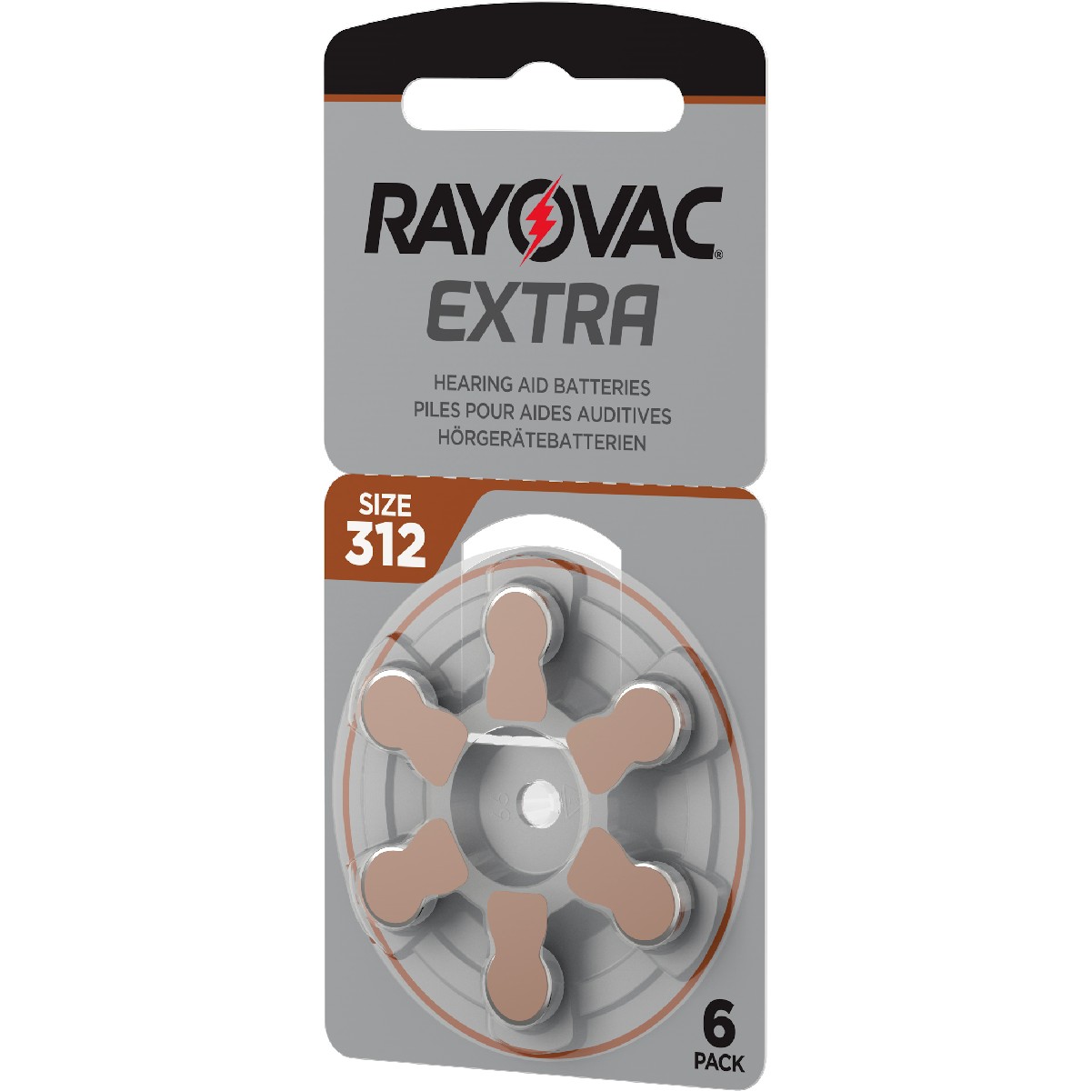 Hearing Aid Batteries Rayovac 312 Extra Advanced 1.45V Pcs. 6 - Image 3