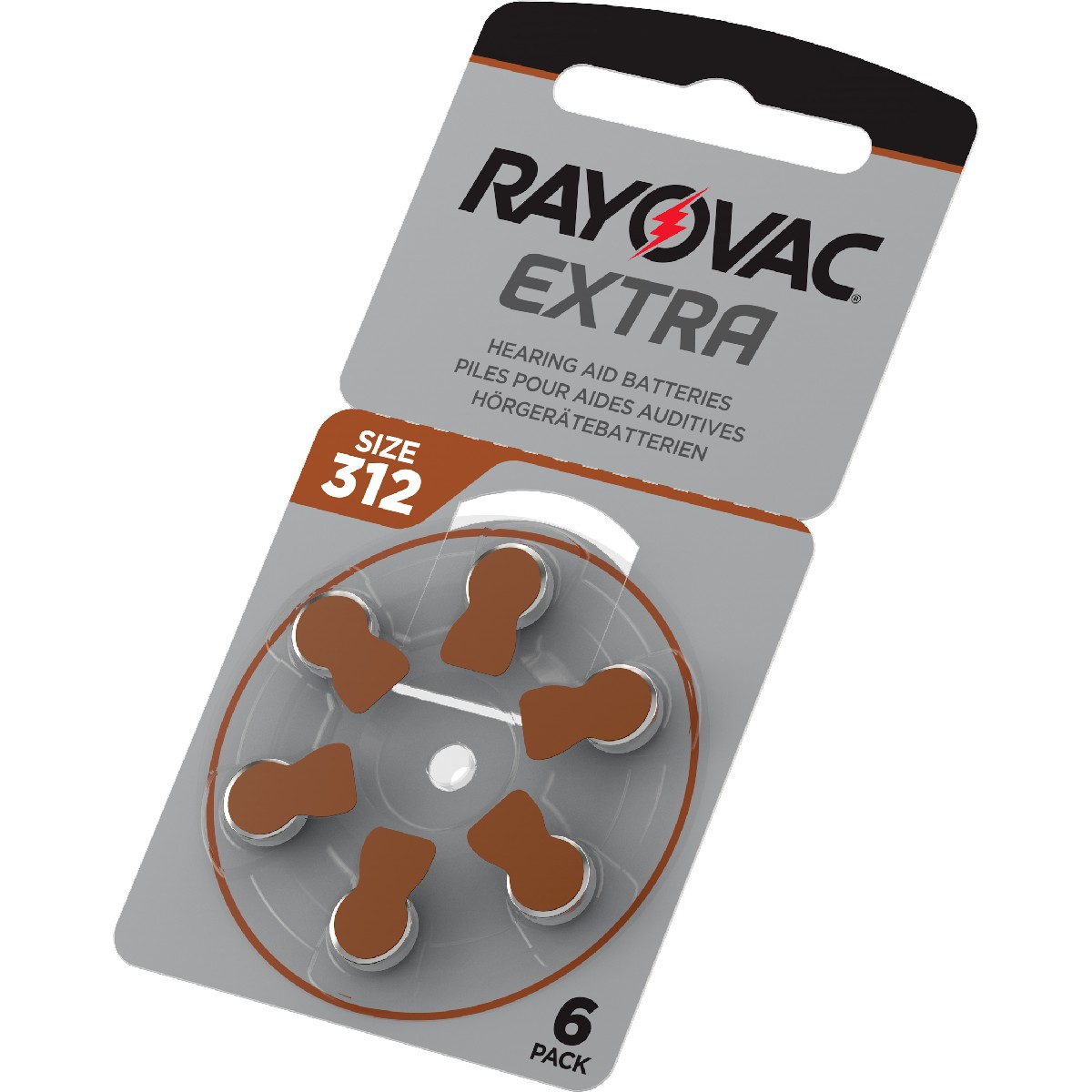Hearing Aid Batteries Rayovac 312 Extra Advanced 1.45V Pcs. 6 - Image 4
