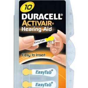 Hearing Aid Batteries Duracell 10 Activair 1.45V Pcs. 6