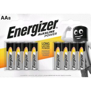 Battery Alkaline Energizer Alkaline Power LR6 size AA 1.5V Pcs. 8