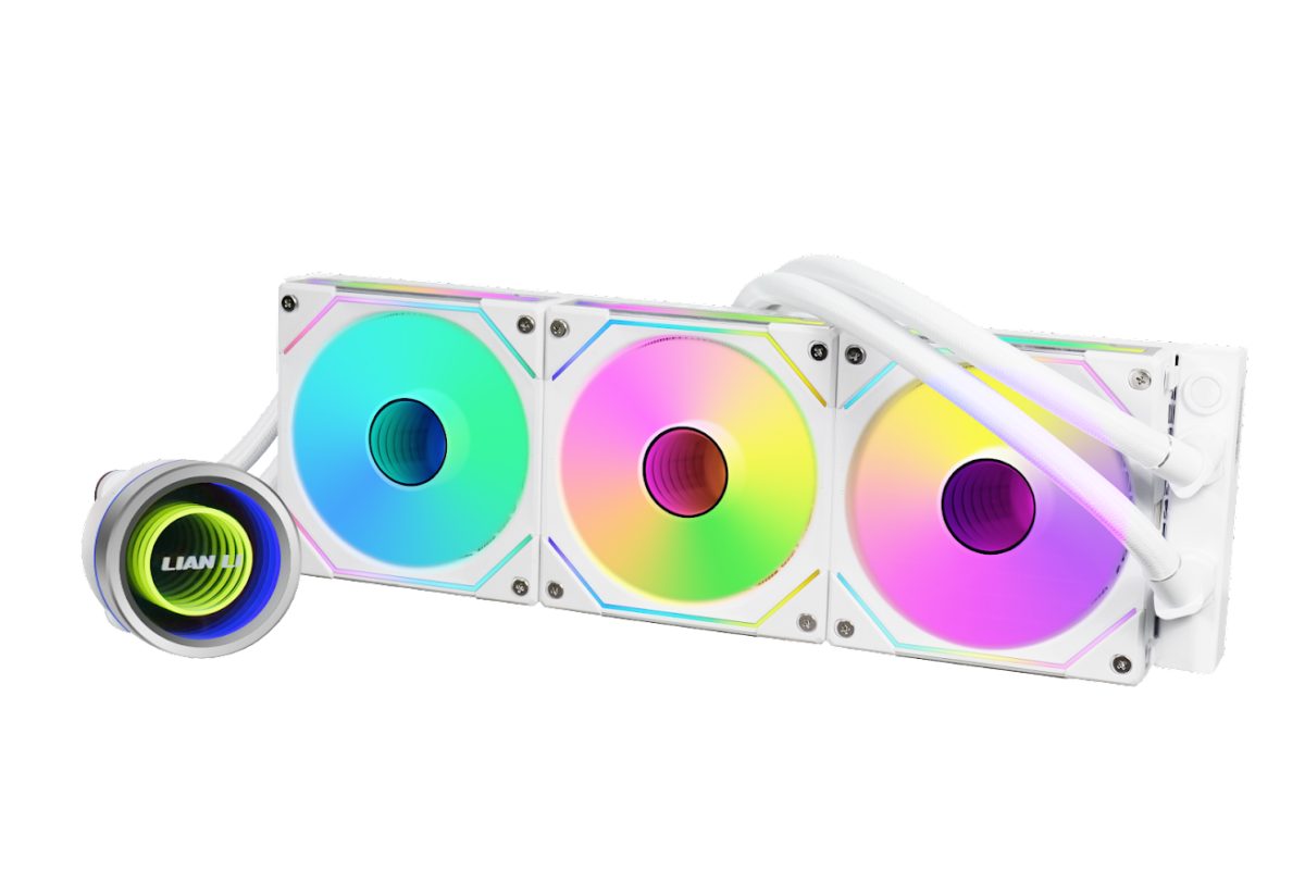 Lian Li Galahad II Trinity 360 SL-Inf White - AIO GPU Liquid Cooler with ARGB INFINITY Fans