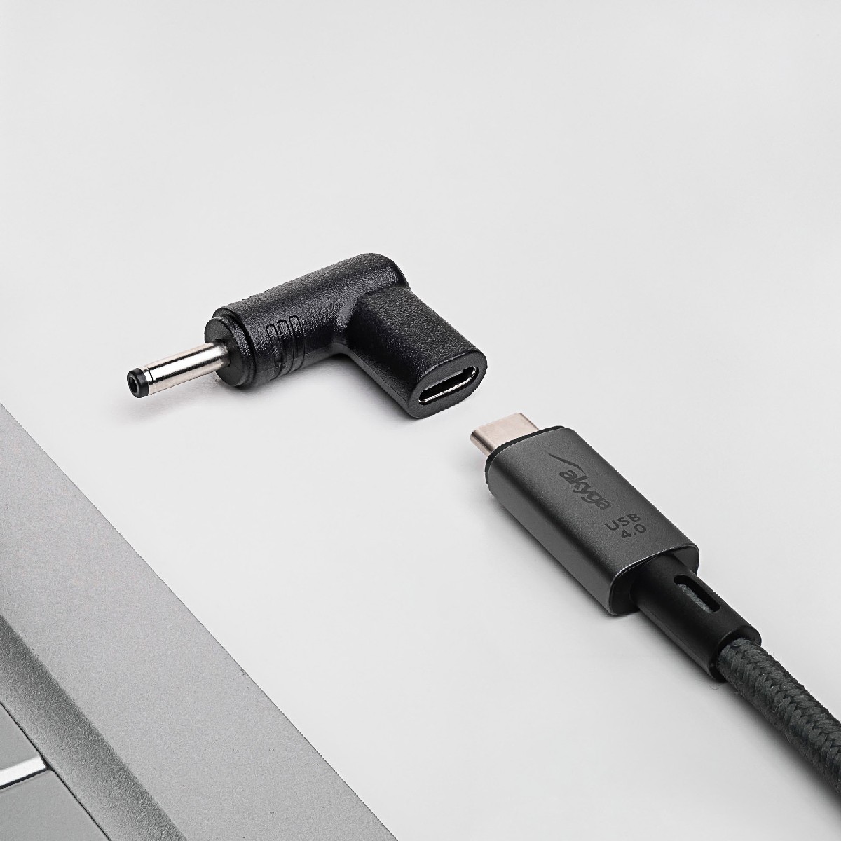 Adapter Universal for Notebook Akyga AK-ND-C05 USB-C / 3.5 x 1.3mm - Image 3