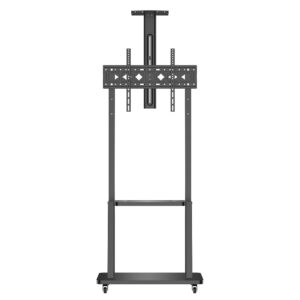 Wheeled TV Flor Stand Noozy Y800  for 32'' - 75'' VESA from 100x100mm to 600x400mm. Maximum weight capacity 50kg