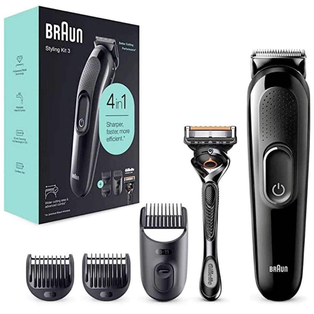 Set Rechargeable Trimmer Braun SK3300 + Gillette F5 ProGlide - Image 4
