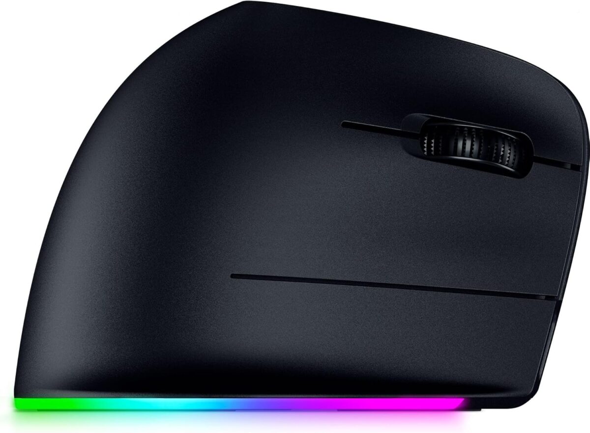 Razer PRO CLICK V2 - Vertical Wireless Ergonomic Mouse - ChatGPT AI - Gaming - Long Battery - Image 2