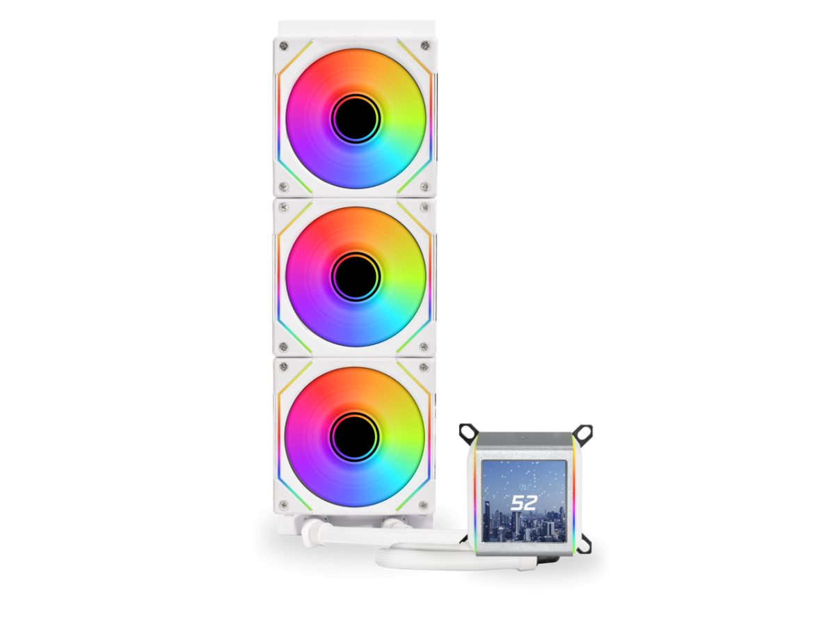 Lian Li Galahad II LCD 360 SL-Inf White - AIO GPU Liquid Cooler with ARGB INFINITY Fans - Image 2