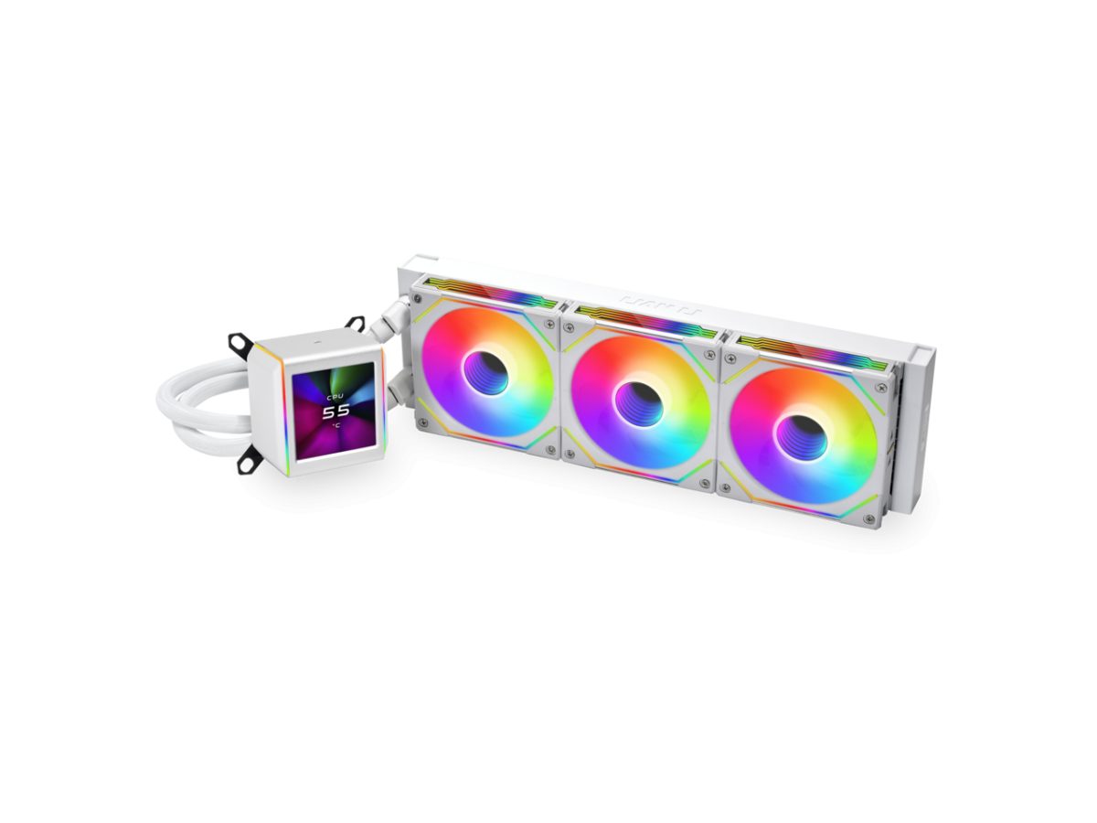 Lian Li Galahad II LCD 360 SL-Inf White - AIO GPU Liquid Cooler with ARGB INFINITY Fans