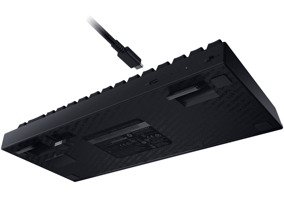 Razer BLACKWIDOW V3 MINI Yellow Switch 65% Wireless (2.4 & Bluetooth) Mechanical Gaming Keyboard US - Image 4