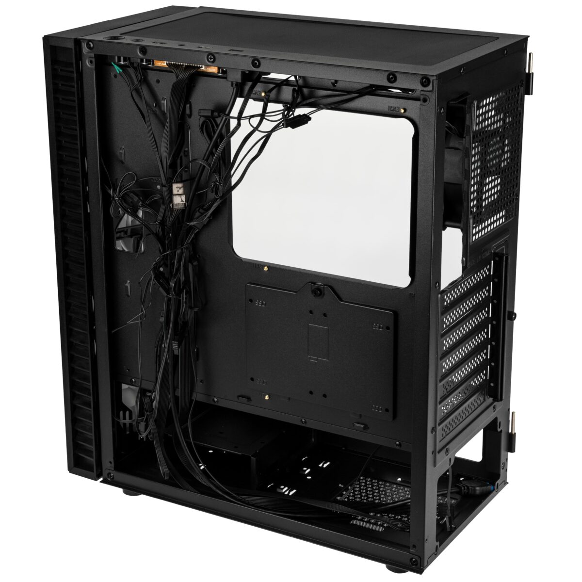 Kolink Observatory HF Glass ARGB Midi Tower Case - Black (with 6 ARGB fans - 3x140mm & 3x120mm) - Image 7