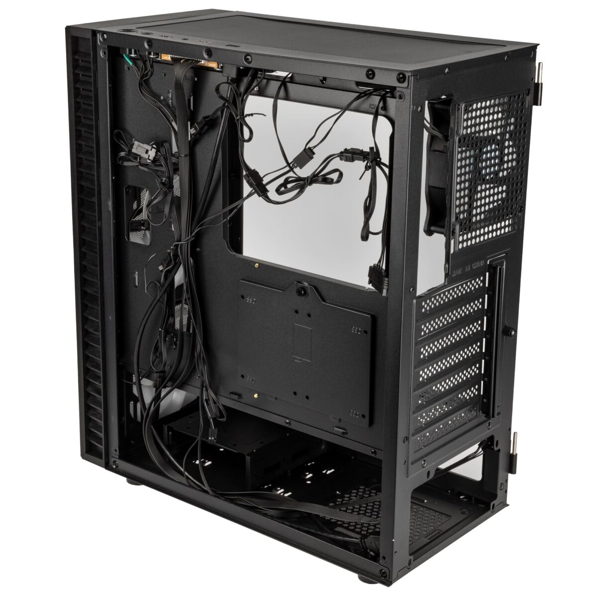 Kolink Observatory HF Mesh ARGB Midi Tower Case - Black (with 6 ARGB fans - 3x140mm & 3x120mm) - Image 5
