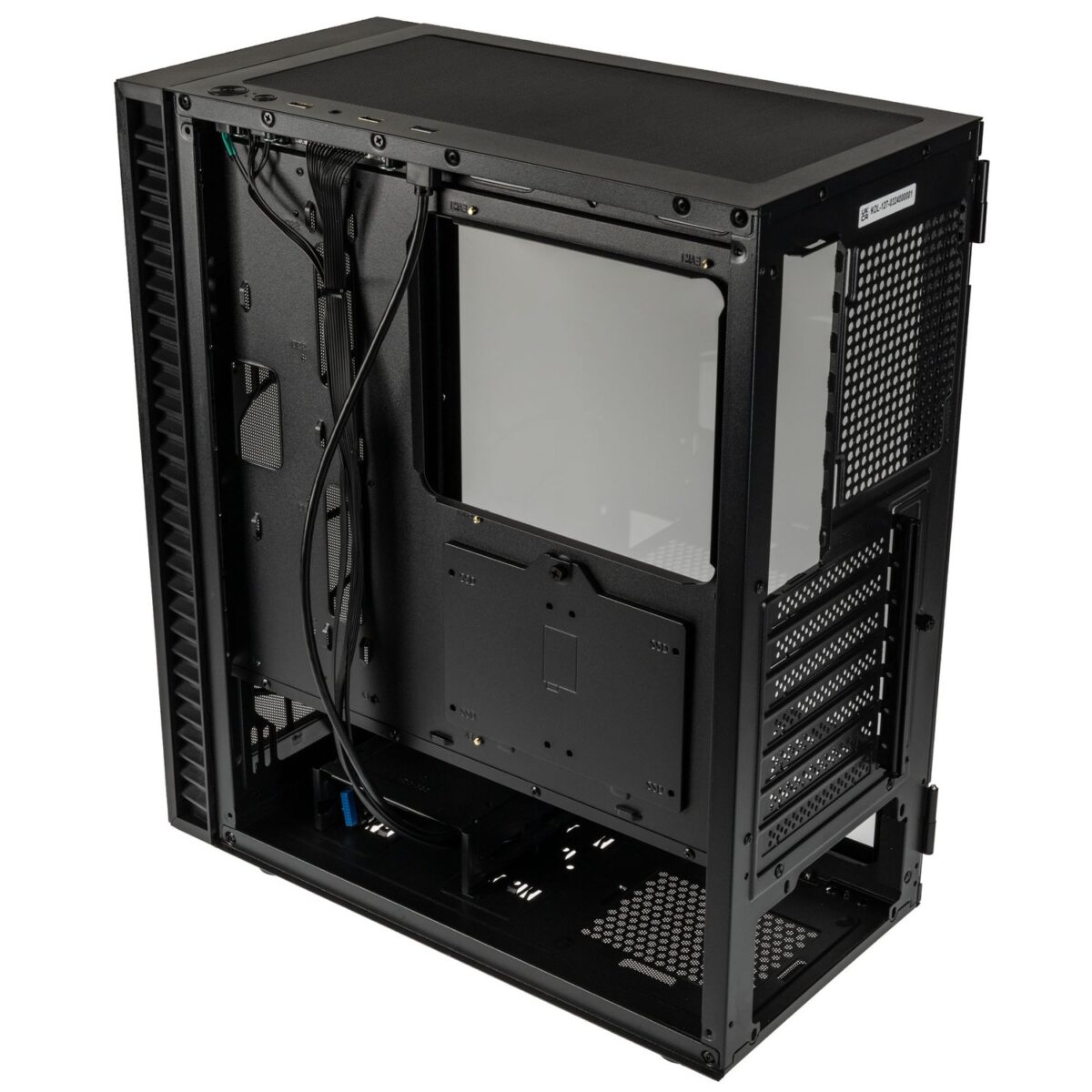 Kolink Observatory HF Mesh Core Midi Tower Case - Black No Fans - Image 5