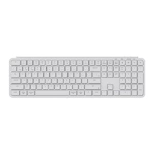 Keychron B6 Pro (B6P-K8) Ultraslim Wireless BT Keyboard ZMK Online customizen-Ivory White 100% US