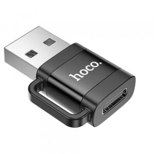 USB-C to USB-A Adapter Hoco UA31D, Black