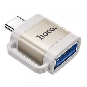 USB-C to USB-A OTG Adapter Hoco UA31C, Grey