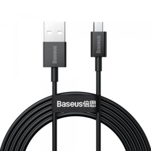 USB-A to microUSB Cable Baseus Superior Series, 18W, 2A, 2m, Black CAMYS-A01
