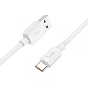 USB-A to USB-C Cable Hoco X96, 100W, 5A, 1m, White