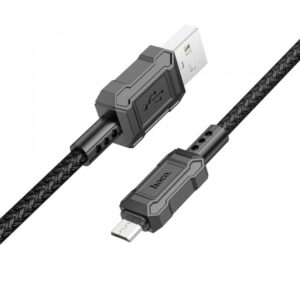 USB-A to microUSB Cable Hoco Leader X94, 18W, 2.4A, 1m, Black