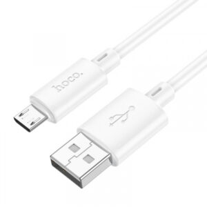 USB-A to microUSB Cable Hoco X88, 18W, 2.4A, 1m, White