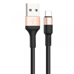 USB-A to USB-C Cable Hoco X26 Xpress, 18W, 2A, 1m, Gold