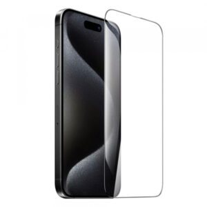 Front Cover Clear Screen Protector Hoco G14 for Apple iPhone 16 Pro, 10-Pack, Black