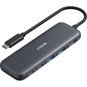 USB-C Hub Anker 332, 2 x USB-A - 2 x USB-C - 1 x HDMI, Grey