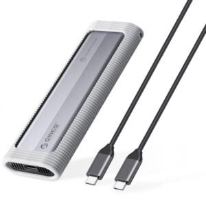 SSD Enclosure Orico AXM2F for SATA M.2 NGFF, Grey