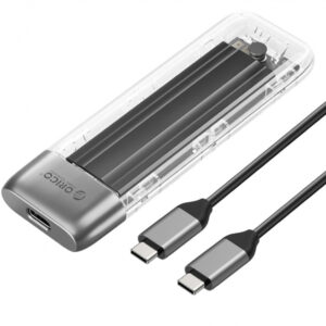 SSD Enclosure Orico TXM2-C3 for SATA M.2 NVMe, Grey