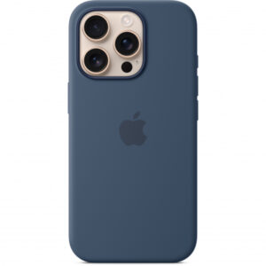 Silicone Case with MagSafe for Apple iPhone 16 Pro, Denim MYYK3ZM/A