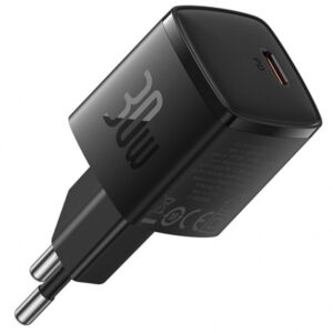 Wall Charger Baseus Cube Pro, 30W, 3A, 1 x USB-C, Black CCXF000301