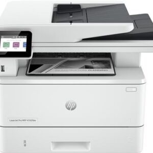 HP LaserJet Pro MFP 4102fdw Printer, Black and white, Printer for Small medium business, Print, copy, scan, fax, Wireless; Instant Ink eligible; Print from phone or tablet; Automatic document feeder
