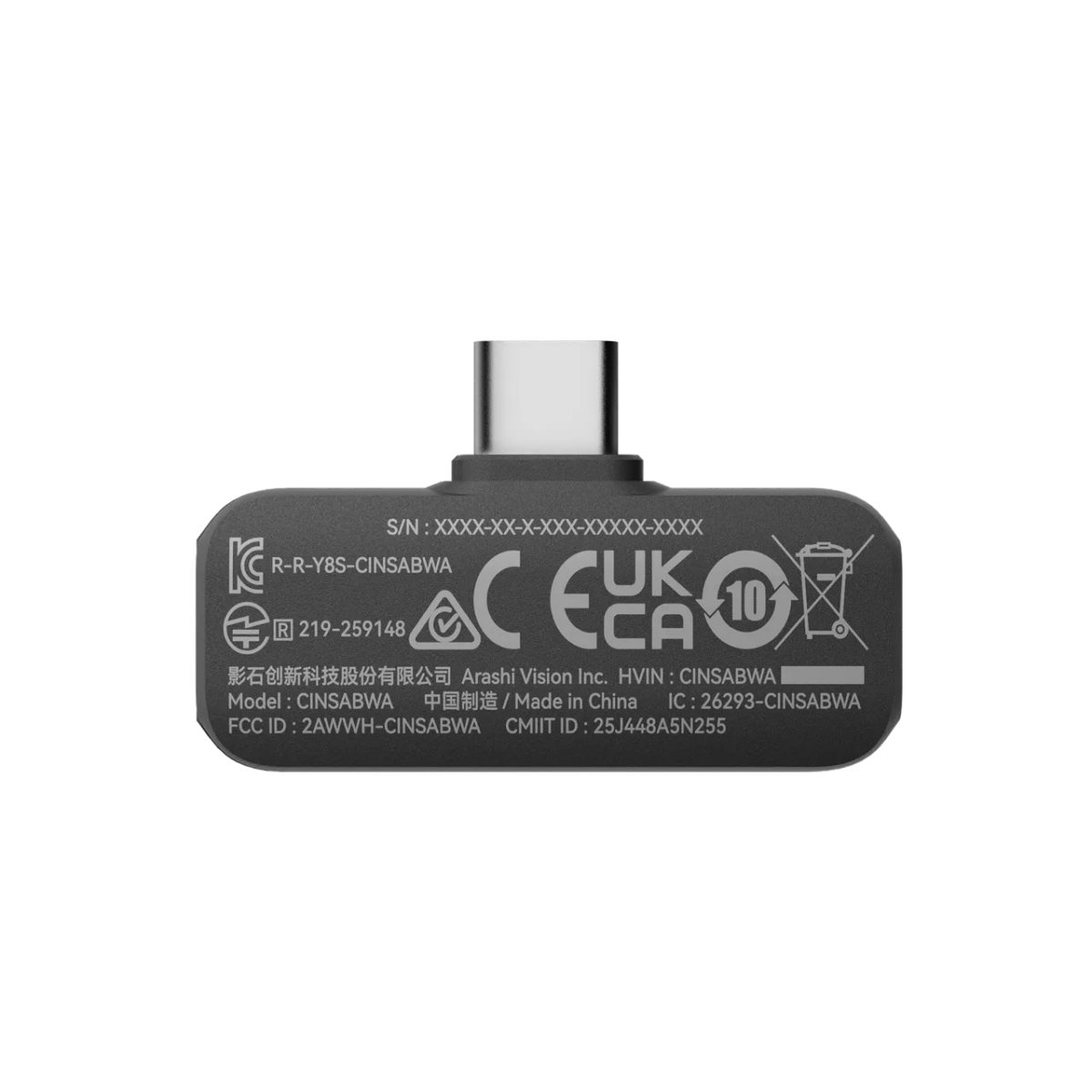 Insta360 Mic Air (1 Transmitter, 1 Reciever) - 10H Battery, 300m wireless range, built-in noise redu - Image 2