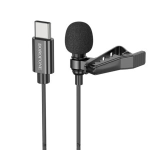Μικρόφωνο Πέτου Hoco BFK11 Elegant Lavalier με USB-C Καλώδιο 2m