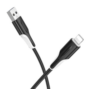 Καλώδιο σύνδεσης Borofone BX119 New USB σε Lightning 2.4A 1m Μαύρο