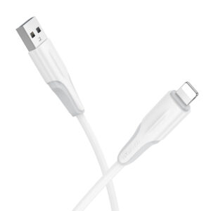 Καλώδιο σύνδεσης Borofone BX119 New USB σε Lightning 2.4A 1m Λευκό
