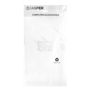 Διάφανο Σακουλάκι Πολλαπλών Χρήσεων Jasper 23.5 x 17.5 cm 10τμχ με Αυτοκόλλητη Ταινία